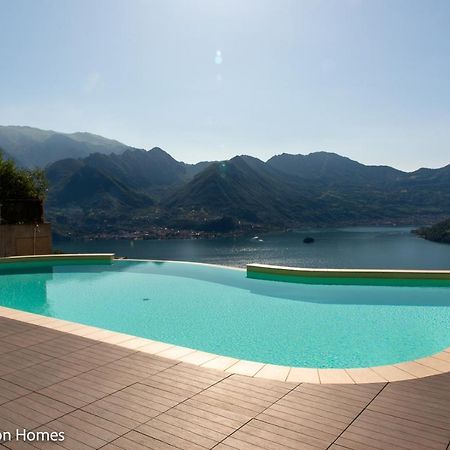 Italian Vacation Homes - Panoramic Villa Parzanica Esterno foto